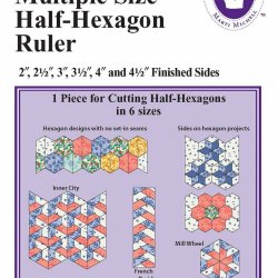 8282	Multiple Half-Hexagon Ruler